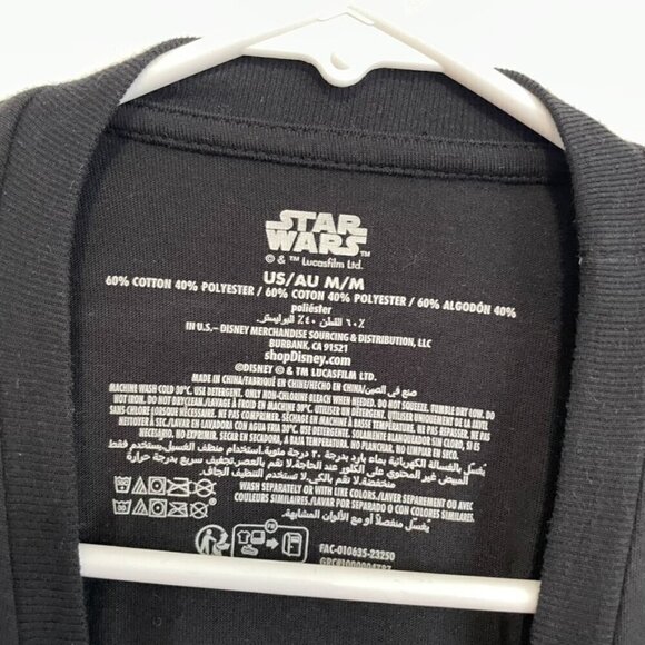 STAR WARS Mens Black Darth Vader Stormtrooper Short Sleeve Graphic Tee T-Shirt M - Picture 4 of 16